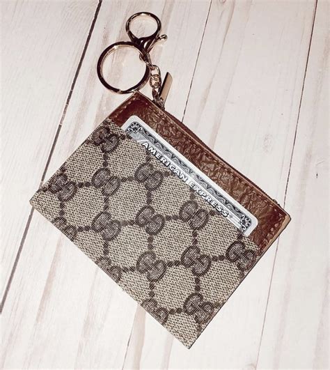 wallet key chain gucci|Gucci keychain wallet dupe.